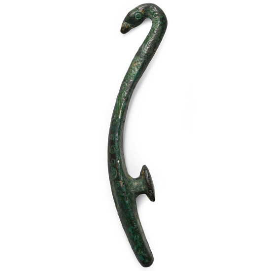 Chinese Han Bronze Decorated Belt Closure