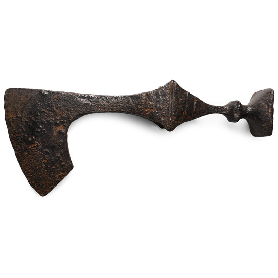 Viking Age Iron Bearded Axe-Hammer
