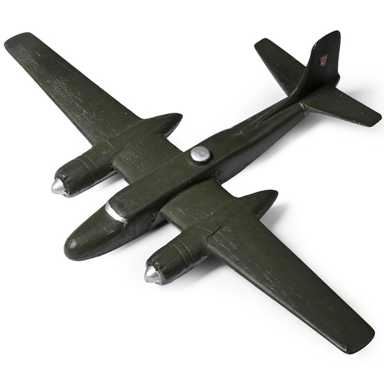 A26 Invader Bomber Wooden RAF WWII Aeroplane Identification Training Model