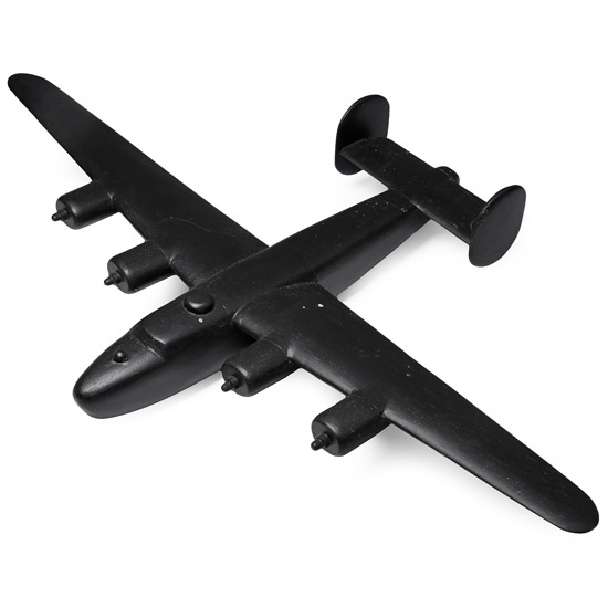 B24 Liberator Wooden RAF WWII Aeroplane Identification Training Model