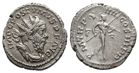 Postumus, Romano-Gallic Emperor AR Antoninianus.