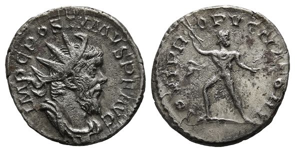 Postumus, Romano-Gallic Emperor AR Antoninianus.