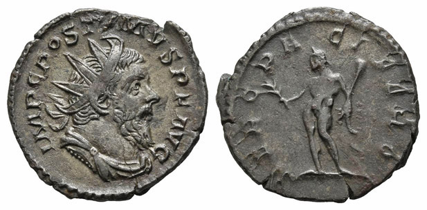 Postumus, Romano-Gallic Emperor AR Antoninianus.