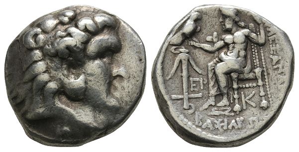 Seleukid Empire, Seleukos I Nikator, second satrapy and kingship AR Tetradrachm.