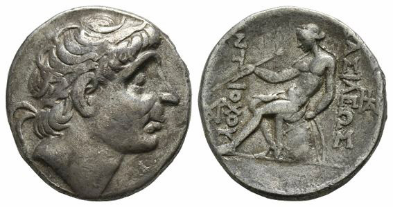 Seleukid Empire, Antiochos II Theos AR Tetradrachm.
