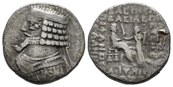 Kings of Parthia, Phraates IV Fourrée Tetradrachm.