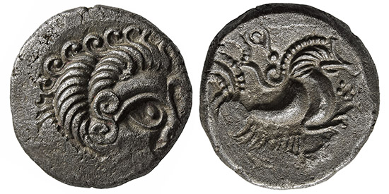 Celtic Northeast Gaul. Coriosolites BI Stater.
