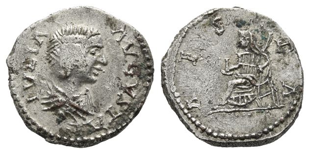 Julia Domna Fourrée Ancient Imitation of Denarius.