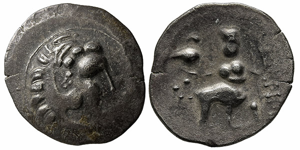 Celts in Eastern Europe AR Drachm.