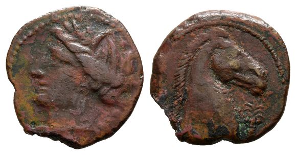 North Africa, Carthage AE 18mm.