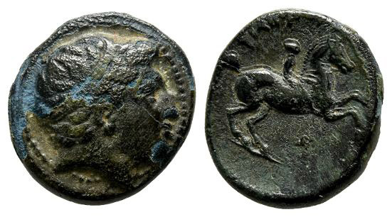 Kingdom of Macedon, Philip II AE Unit.