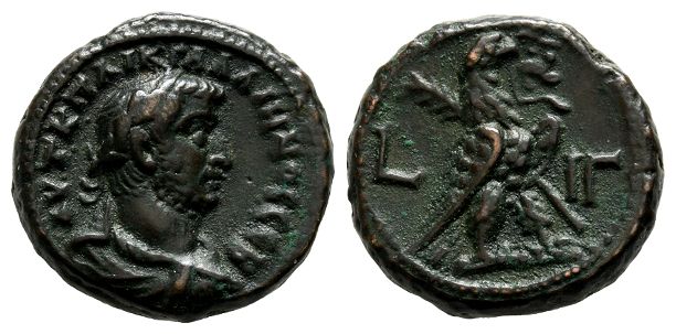 Gallienus BI Tetradrachm of Alexandria, Egypt.