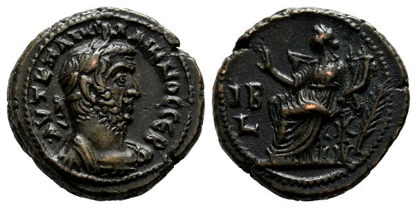 Gallienus BI Tetradrachm of Alexandria, Egypt.