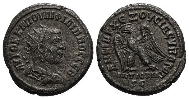 Philip I BI Tetradrachm of Antioch, Seleucis and Pieria.
