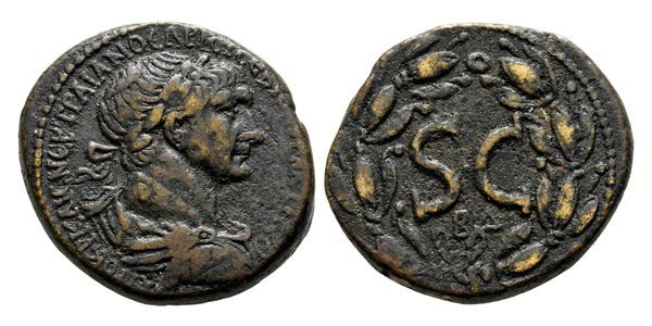 Trajan AE 28mm of Antioch, Seleucis and Pieria.