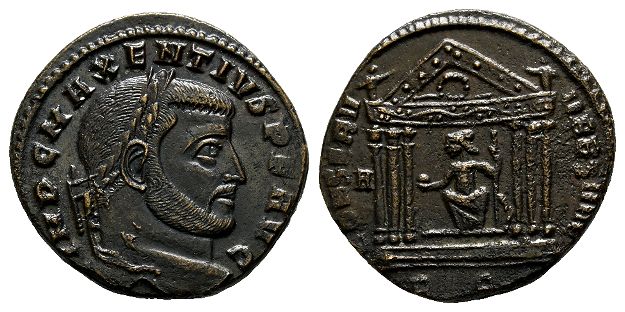 Maxentius BI Nummus.