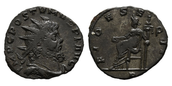 Aureolus, Romano-Gallic Usurper BI Antoninianus.