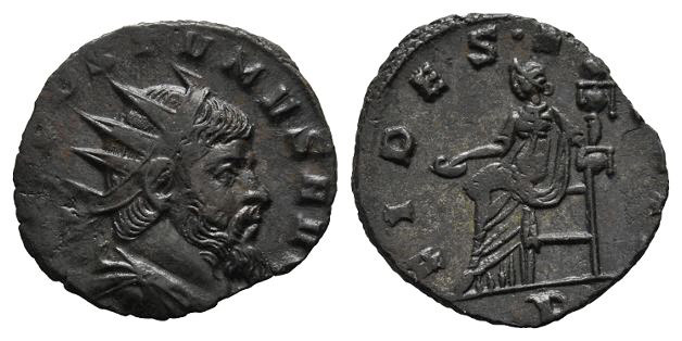 Aureolus, Romano-Gallic Usurper BI Antoninianus.