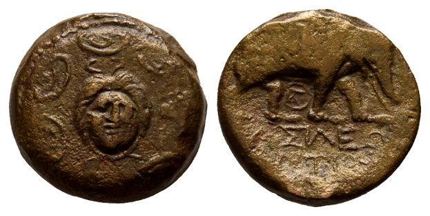 Seleukid Empire, Antiochos III AE 17mm.