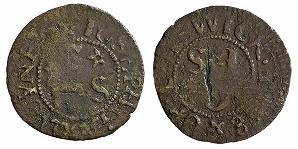 England, Middlesex, Chiswick. Joseph Gasqvoyne AE Farthing Token.