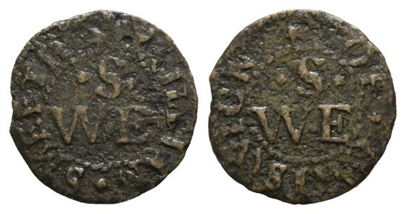 England. Middlesex, Chiswick. William Smeeth AE Farthing Token.