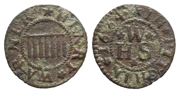 England. Hertfordshire, Hitchin. Henry Warmer AE Farthing Token.