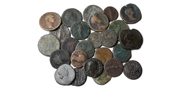 Group of Twenty Five (25) Large AE Roman Coins.