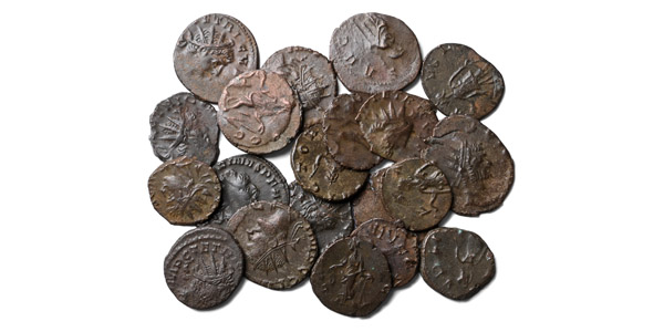 Group of Twenty (20) BI Roman Antoninianus Coins.