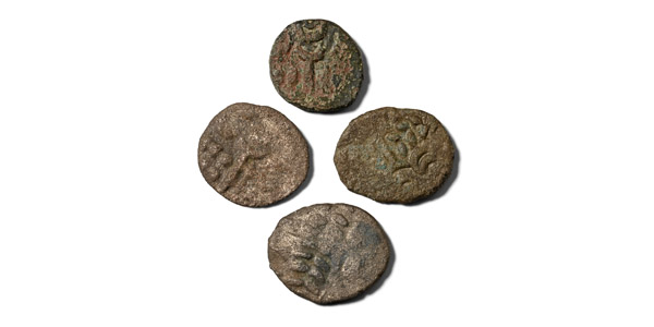 Group of Four (4) Durotriges AR British Celtic Coins.