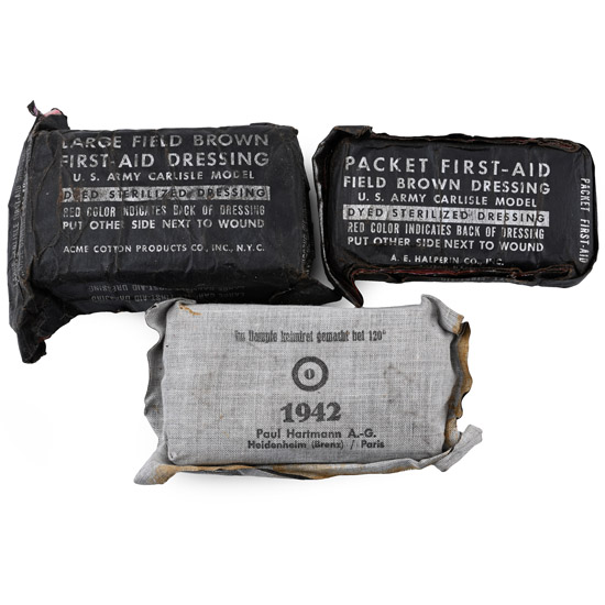 German and American WWII Bandage Group