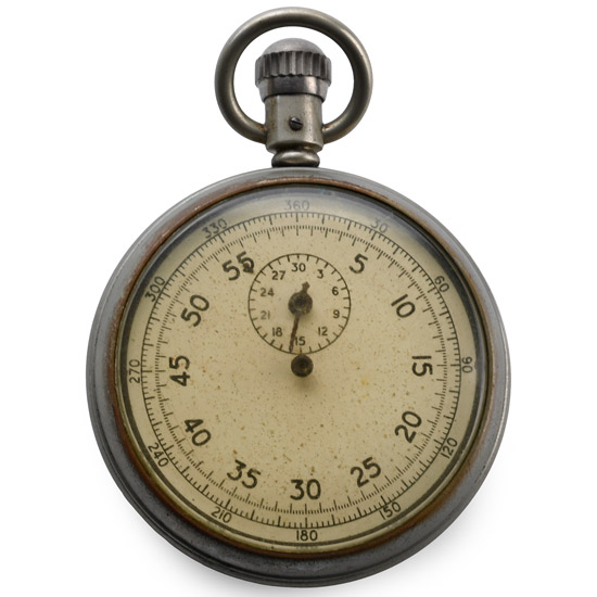 British RAF WWII Torpedo Timer Stop Watch
