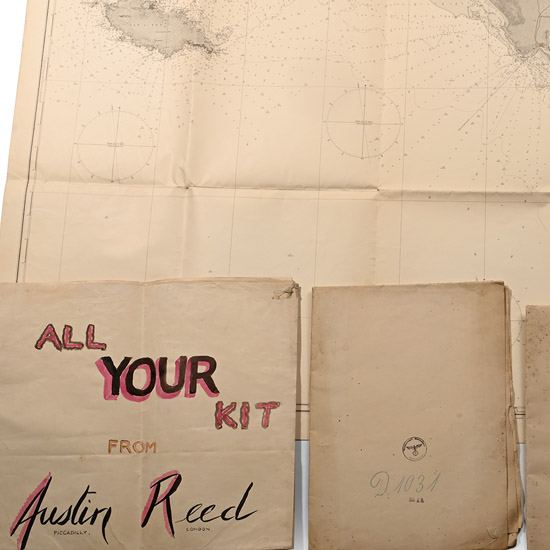 German WWII Naval Map Collection