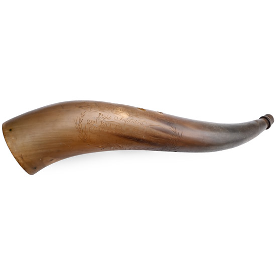 Light Infantry Engraved Commemorative Military Horn for T Wedge Drummer