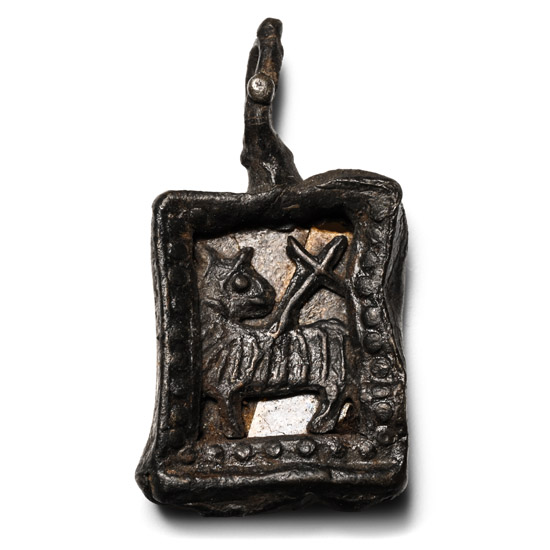Medieval Pewter Agnus Dei Pilgrims Badge