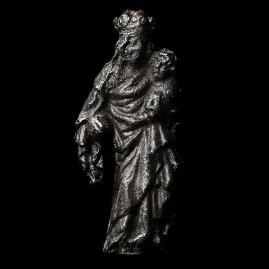 Medieval Madonna and Child Pilgrims Pendant