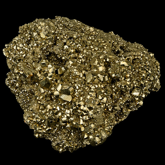 Massive Pyrite Fools Gold Cluster