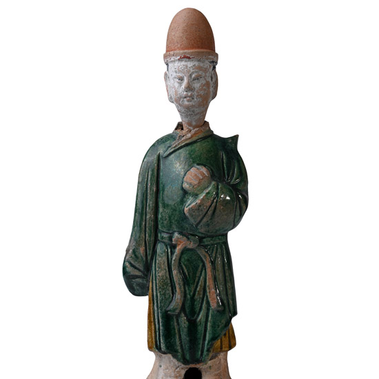 Chinese Ming Glazed Terracotta Tomb Figure