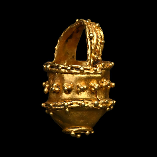 Pre-Viking Gold Aroma Bucket Pendant