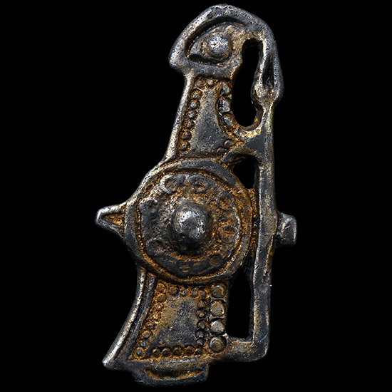 Viking Age Silver-Gilt Shield-Maiden Pendant