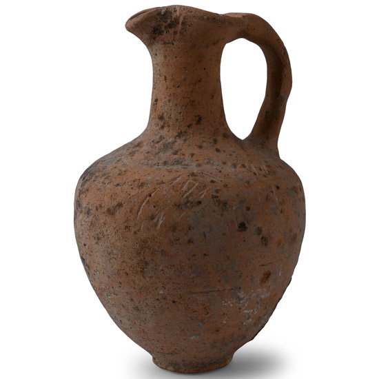 Holy Land Terracotta Single-Handled Wine Jug
