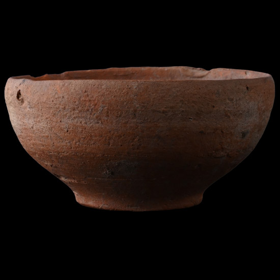 Nabataean Red Terracotta Eggshell Bowl