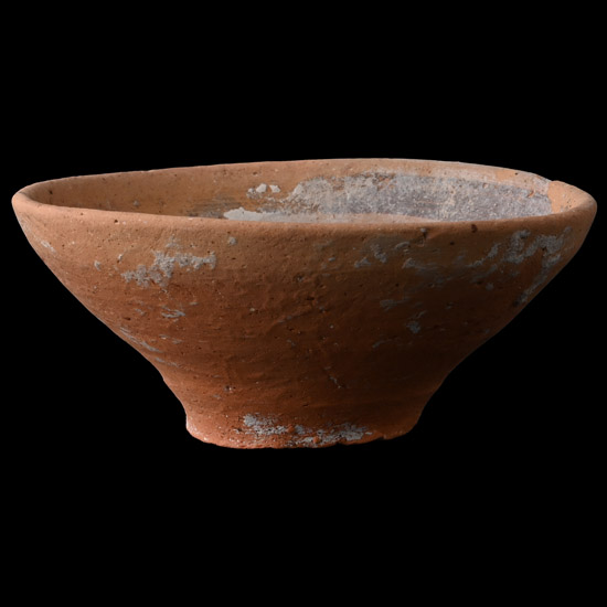 Nabataean Red Terracotta Eggshell Bowl