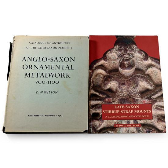 Books on Anglo-Saxon Ornamental Metalwork - 2 Titles