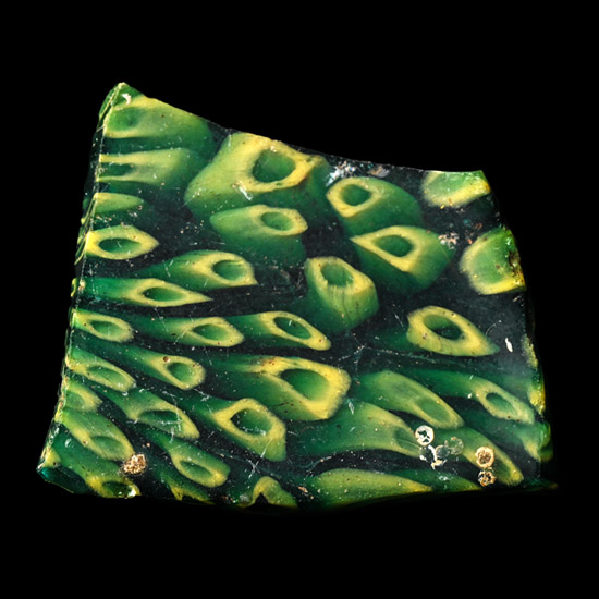 Roman Green Mosaic Glass Fragment