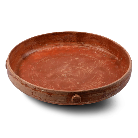 Roman Arretine Red Slip Terra Sigillata Cup with Rosettes and Rabbits and SEX.M.D. Makers Mark