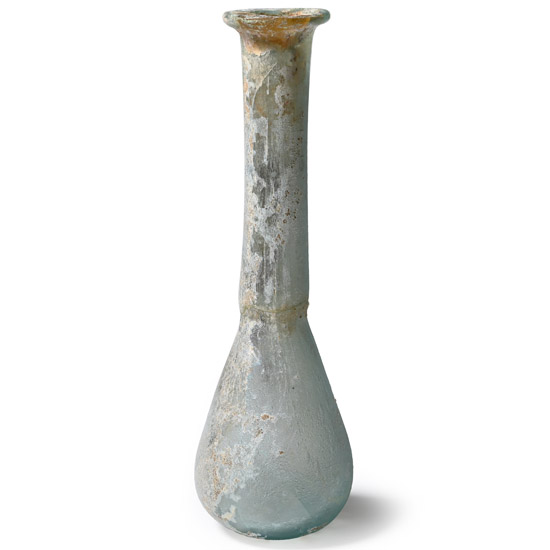 Roman Amphora-Shaped Glass Perfume Bottle