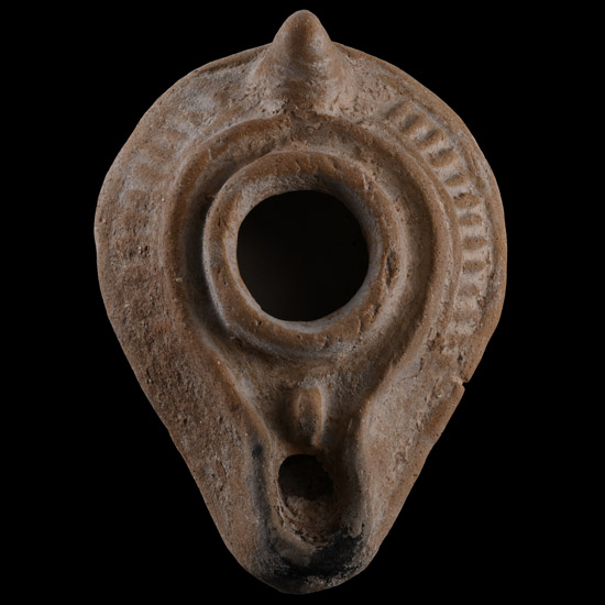 Late Roman Terracotta Oil Lamp