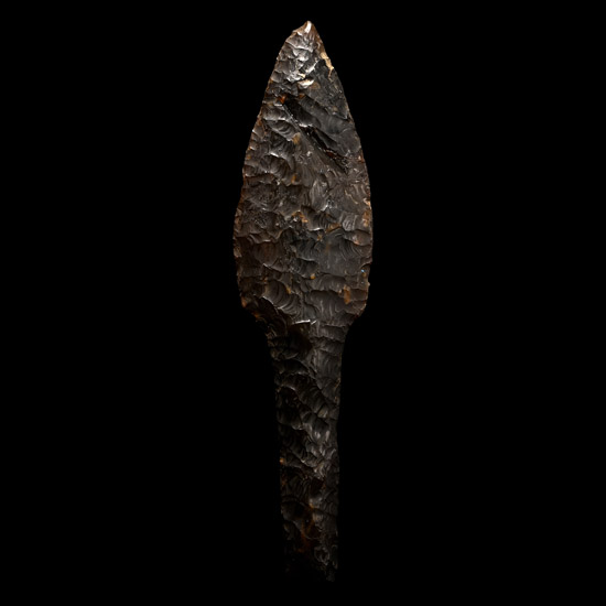 Scandinavian Type VIB Knapped Flint Dagger
