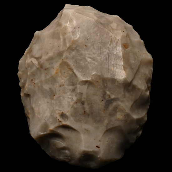 British Stone Age Knapped Flint Scraper from Farnham