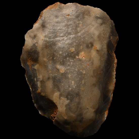 British Stone Age Bull-Nosed Flint Scraper from Rodsel